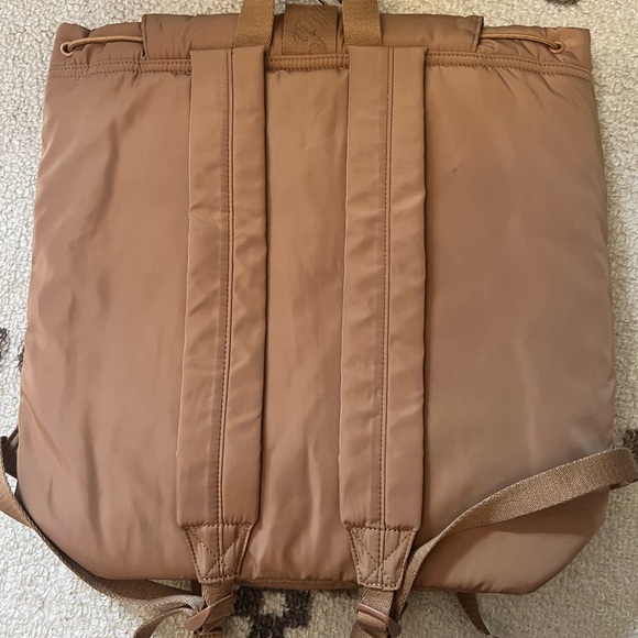 NWT Pink Victoria's Secret Nylon Cargo Backpack- Toffee - Picture 5 of 5
